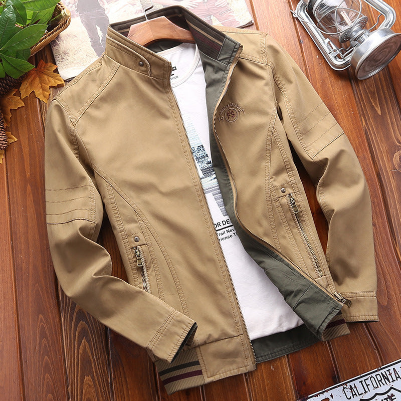 Chaqueta de ocio para exteriores, utilizable por ambos lados, corte holgado, chaqueta nueva