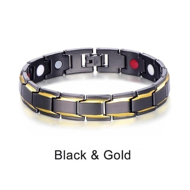 Silber-Gold Armband für Männer und Frauen