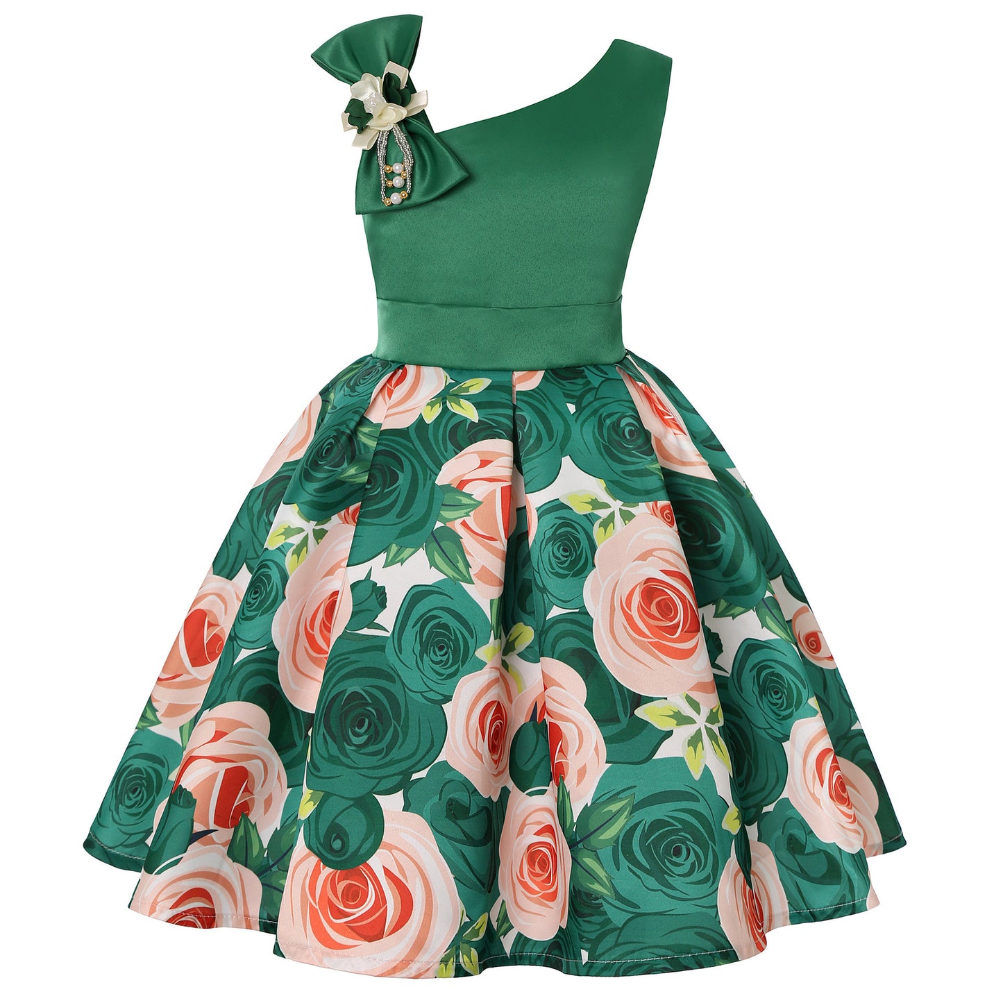Mädchen Prinzessinnenkleider mit Digitaldruck – Kinderkleider aus Polyester