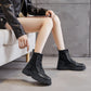 British High-Top Martin Boots – Korean Style for Women