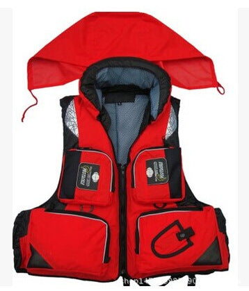 Outdoor Herren Jagd-, Angel-, Schieß-, Angelweste mit abnehmbarem Futter, ärmellose Jacke, Weste, Schwimmweste für Erwachsene