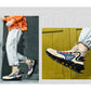 Atmungsaktive High-Top-Fly-Woven-Sportschuhe – Lässige Sportsocken-Laufschuhe mit dickem Profil