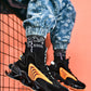 Atmungsaktive High-Top-Fly-Woven-Sportschuhe – Lässige Sportsocken-Laufschuhe mit dickem Profil