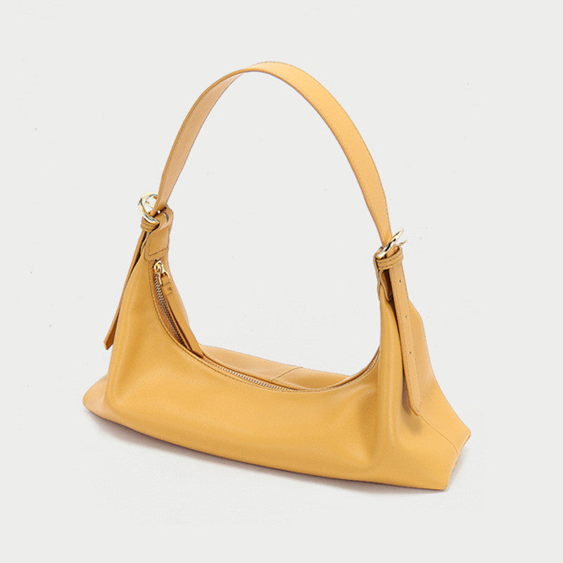 Trendy women's shoulder bag - French retro style for modern elegance