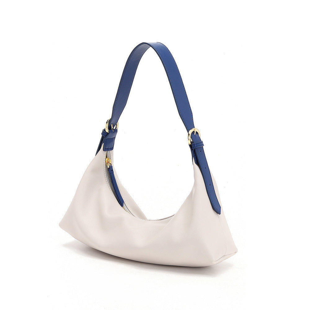 Trendy women's shoulder bag - French retro style for modern elegance