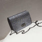 Cute ladies handbag – small shoulder bag with sequins for that special look