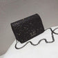 Cute ladies handbag – small shoulder bag with sequins for that special look