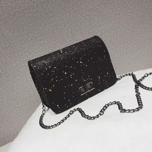 Cute ladies handbag – small shoulder bag with sequins for that special look
