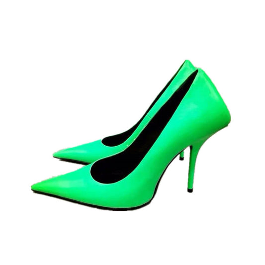 Fluorescent High Heels – Sexy Pointed Stilettos for Women in a Modern Look