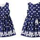 dot pattern bow dress