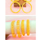 Pulsera infantil vietnamita bañada en oro y arena - elegancia para los más pequeños