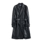 Imitation leather spring slim leather jacket for men, Korean version of the trend