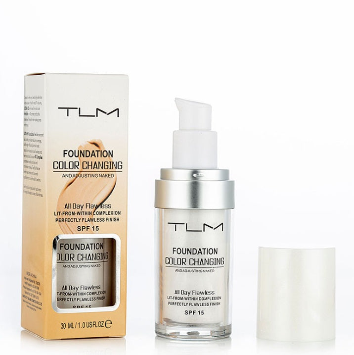 Temperatur Flüssige Foundation Concealer Tragbare Natürliche Farbe Makeup Foundation BB Concealer