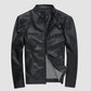 Casual leather jacket