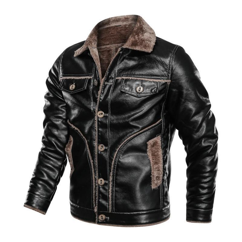 men's leather jacket