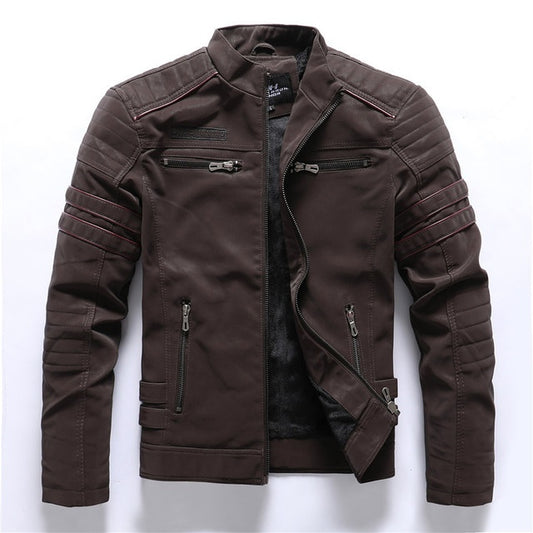 men's leather jacket