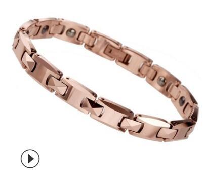rose gold bracelet made of heavy tungsten steel