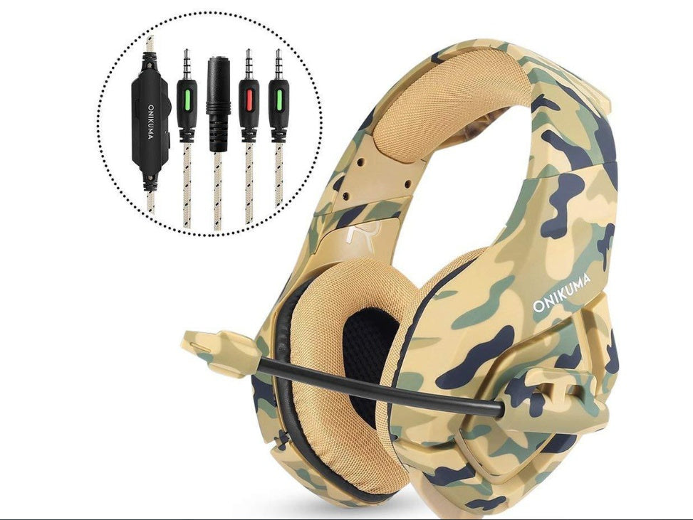 Destruction Camouflage Gaming Headset – K1-B