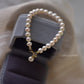 14K Gold Bracelet with Natural Pearl