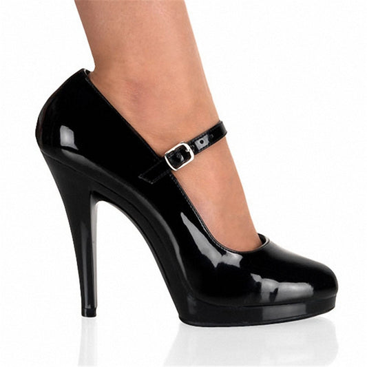Elegant platform pumps with buckle - perfect women's shoes for stage, wedding and special occasions