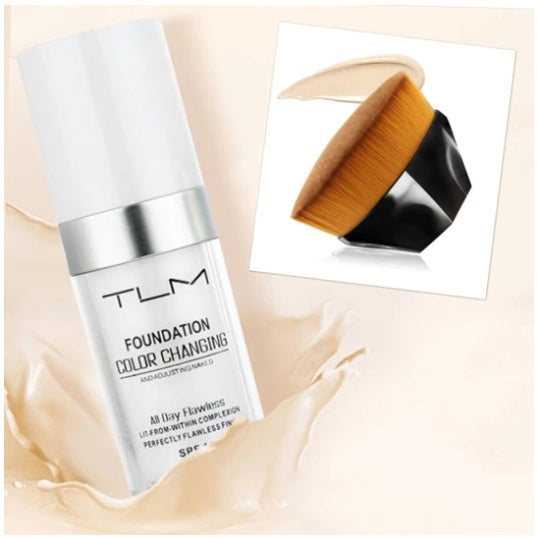 Temperatur Flüssige Foundation Concealer Tragbare Natürliche Farbe Makeup Foundation BB Concealer