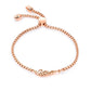 Roségold Feder Armband