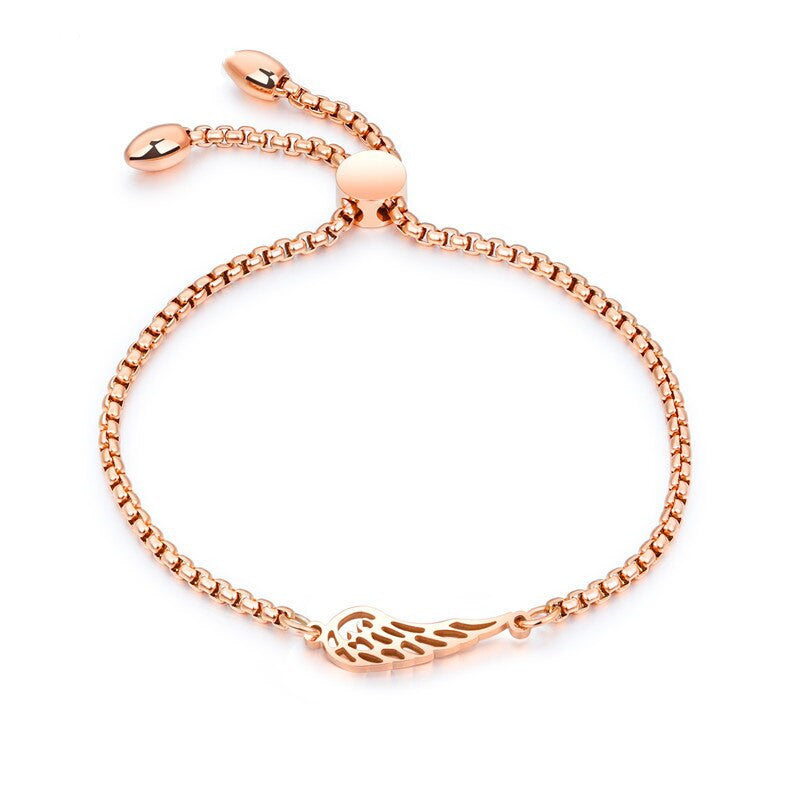 Roségold Feder Armband