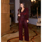 Lässiger Jumpsuit aus dehnbarem Nylon-Goldseide-Material – Eleganz trifft Komfort
