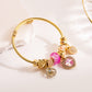 Gold Titanstahl Edelstahl Armband