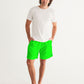 Neon Green 7" Classic Men Swim Trunk