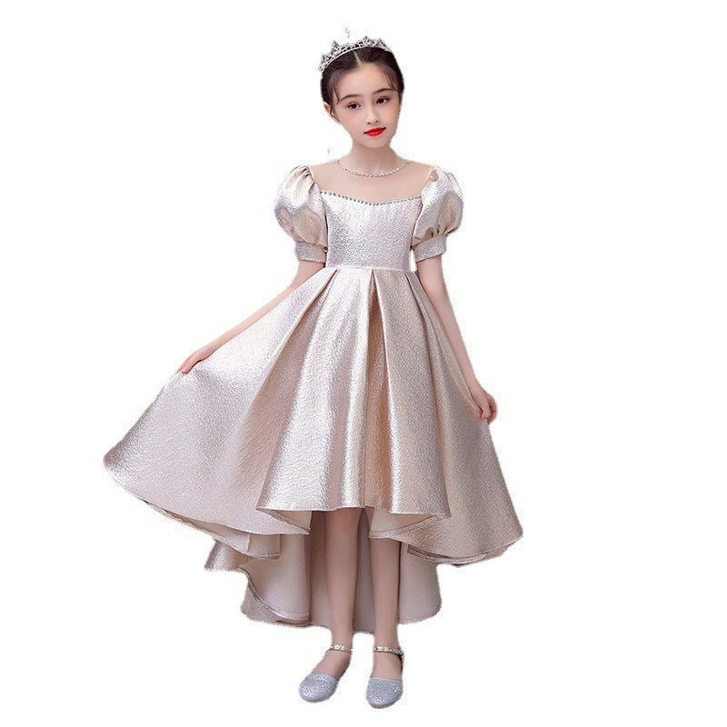 Puffärmel Kleid für kleine Prinzessinnen - Mädchen Catwalk-Style