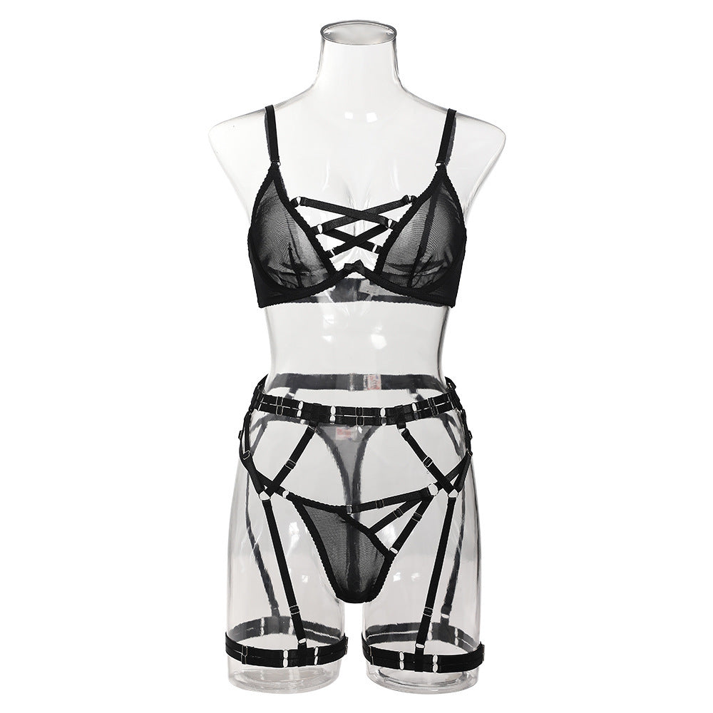 Unterwäsche Bra T-Back Set mit Trägern