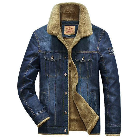 Nueva chaqueta vaquera de algodón.