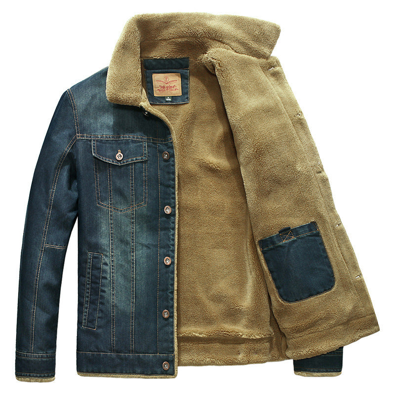 Nueva chaqueta vaquera de algodón.