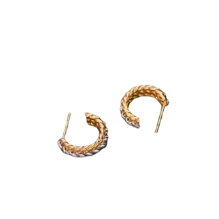 Pendientes Trenzados Oro 18K