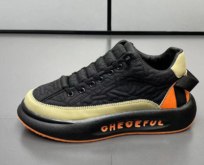 Zapatos casuales bajos para hombre, modernos y versátiles.