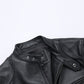 Casual leather jacket