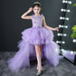 Evening dress for girls with princess train