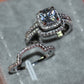 Gold-plated zirconia ring – elegance in European and American style