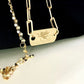 Collar Clavícula Ángel Oro 18K