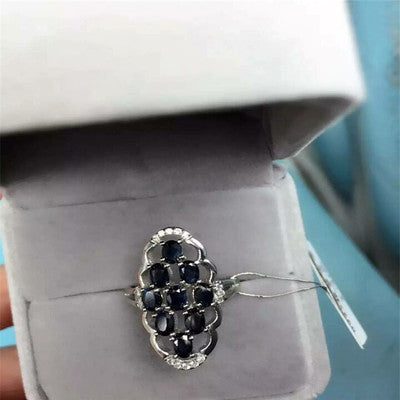sapphire ring rose gold