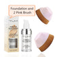 Temperatur Flüssige Foundation Concealer Tragbare Natürliche Farbe Makeup Foundation BB Concealer