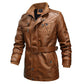 motorcycle washed leather