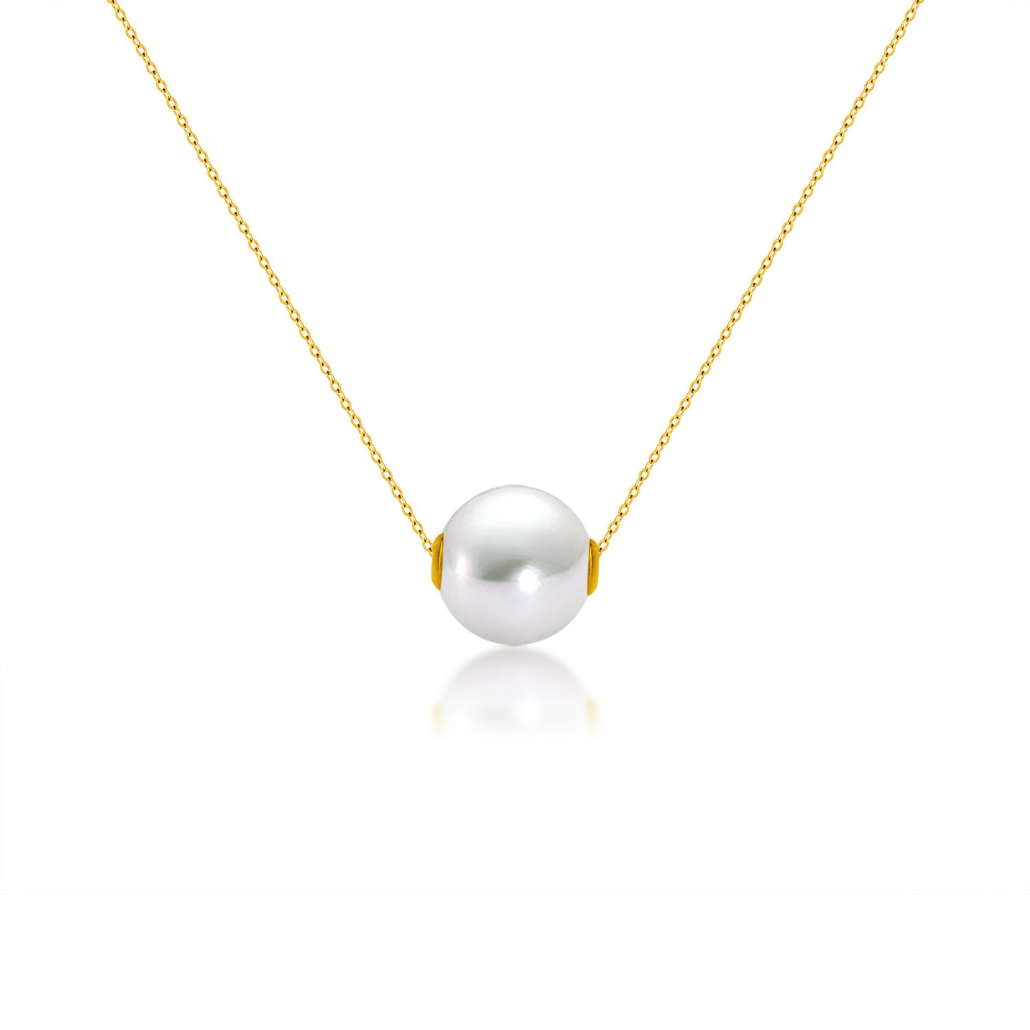 Collar de perlas de oro de 18 quilates: elegancia en la perfección