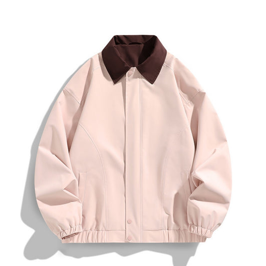 Pure Color All-matching Polo-Kragenjacke