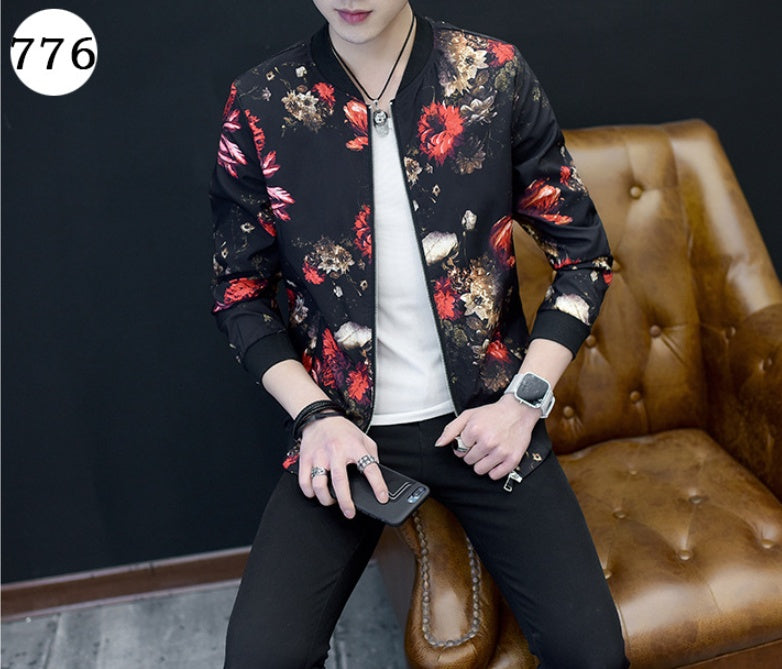 Printed men's jacket
