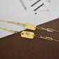Collar Clavícula Ángel Oro 18K
