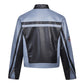 American motorcycle jacket with contrast stitching – fashionable PU leather look for spring and autumn