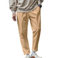 Men's Loose Comfortable Quick-drying Waist-tied Casual Business Pants in Solid Color