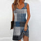 Eyelet Buckle Vest Camisole Dress with Hip Emphasis
